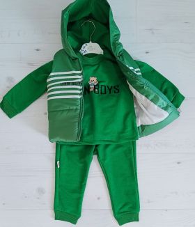 No Brand 50327 green (деми) костюм спорт детские