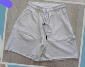 No Brand 7011 white (лето) шорты женские