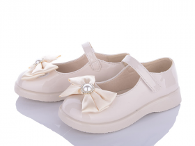 Angel Y138-1173B beige (демі) туфлі дитячі