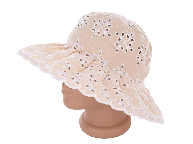 No Brand T004 beige (літо) жіночі капелюх