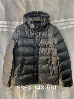 No Brand 5863 black (деми) куртка мужские