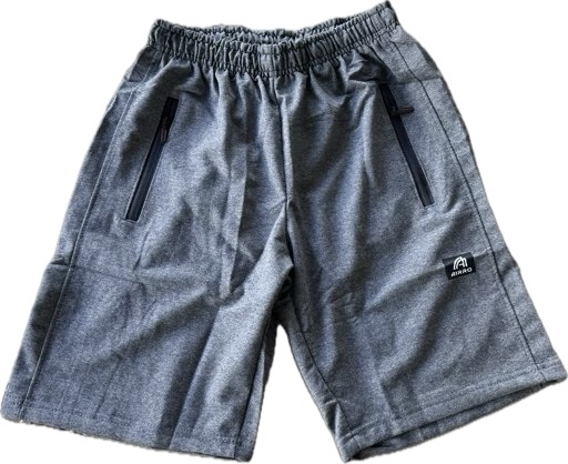 No Brand 2842 grey (лето) шорты мужские