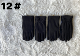 No Brand 12 black (зима) перчатки мужские