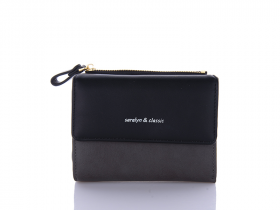 No Brand C1604 black (демі) гаманець жіночі