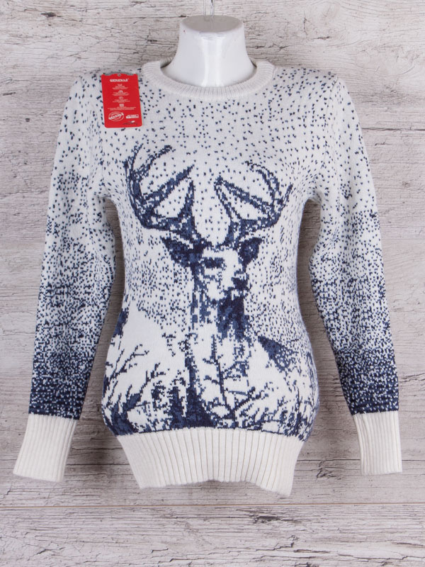 No Brand B4171 white (зима) свитер женские
