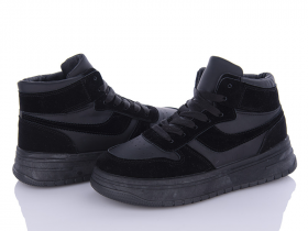 Violeta 150-33 black (зима) кросівки жіночі