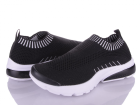 Violeta 24-125 black-white (літо) кросівки жіночі