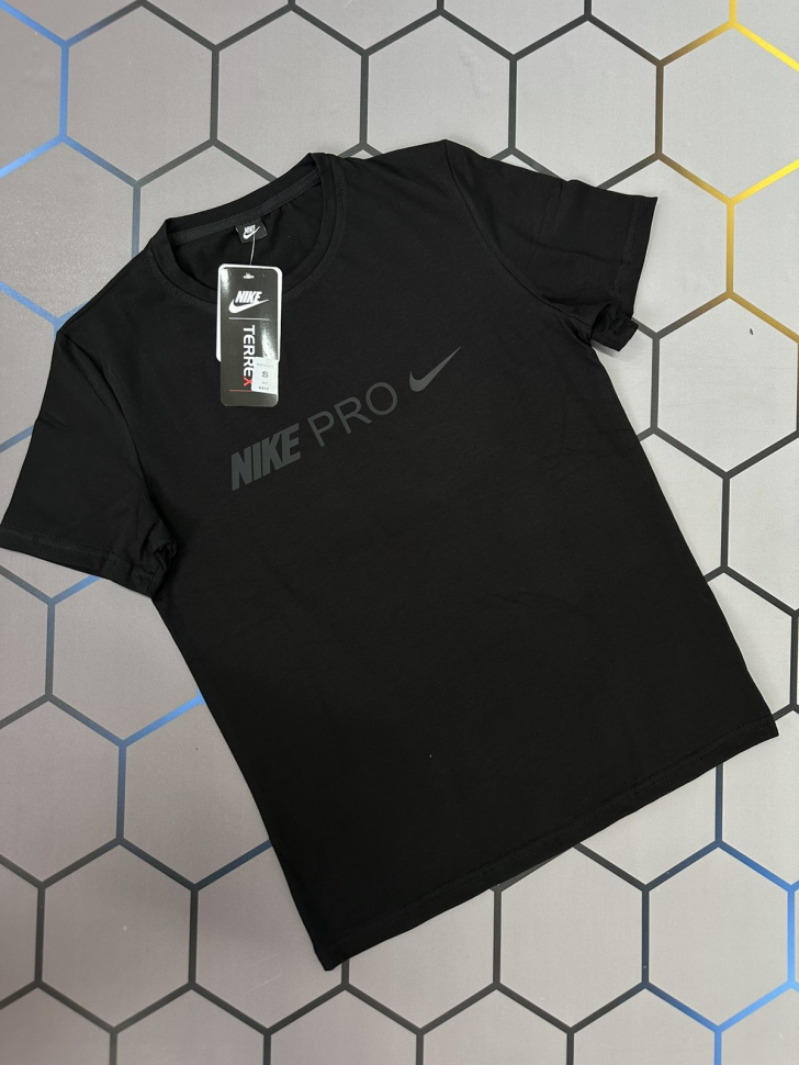 No Brand 3822 black (лето) футболка мужские
