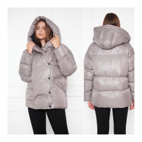 No Brand 80017-2 grey (зима) куртка женские
