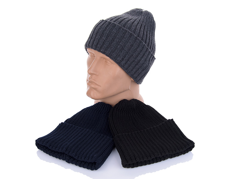 No Brand LEN15 mix (зима) шапка мужские