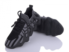 Violeta Y145-450-7 black-grey (літо) кросівки 