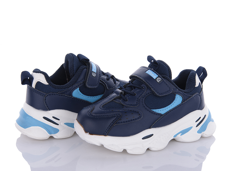 Clibee TL156-1 blue-blue (деми) кроссовки детские