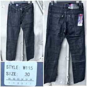 No Brand W115 d.grey (деми) джинсы мужские