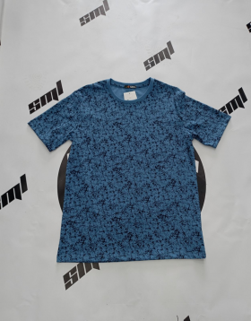No Brand 5797 blue (лето) футболка мужские