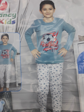 No Brand 9052 l.blue (деми) пижама детские