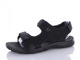 Maznlon A879 black (літо) сандалі чоловічі