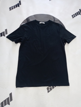 No Brand 001-1 black (лето) футболка мужские
