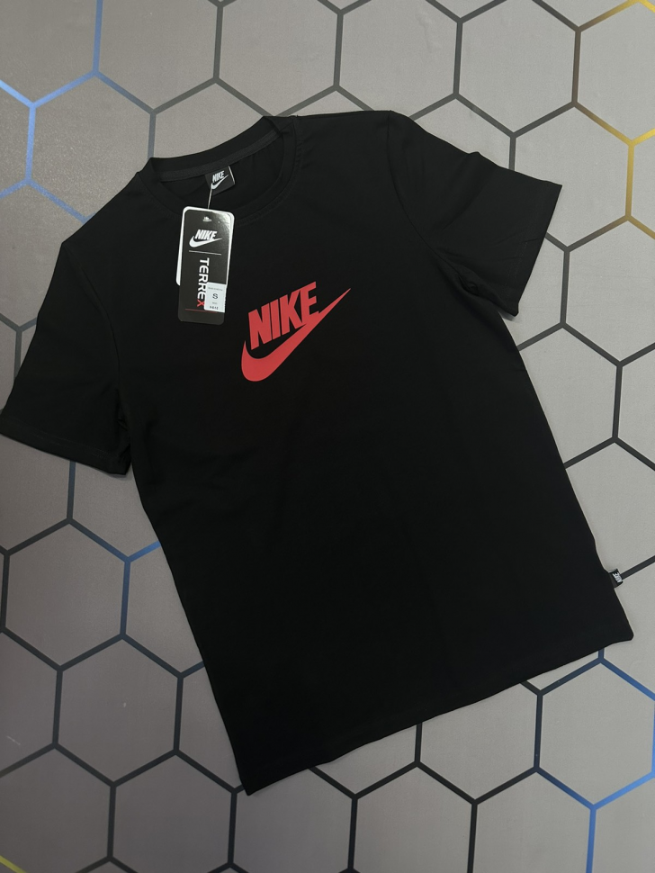 No Brand 3823 black (лето) футболка мужские