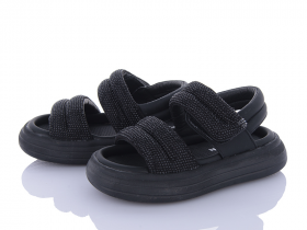 Apawwa B8132 black (літо) дитячі босоніжки