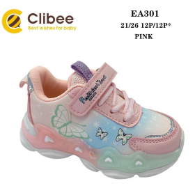 Clibee LD-EA301 pink (деми) кроссовки детские