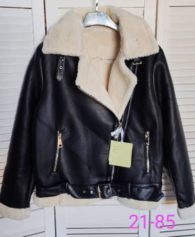 No Brand 21-85 black (зима) куртка жіночі