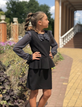 No Brand 635 black (деми) платье детские