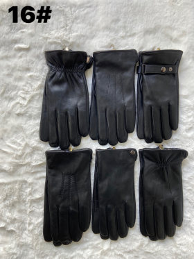 No Brand 16 black (зима) рукавички чоловічі