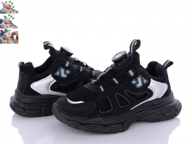 No Brand AL01 black (деми) кроссовки детские