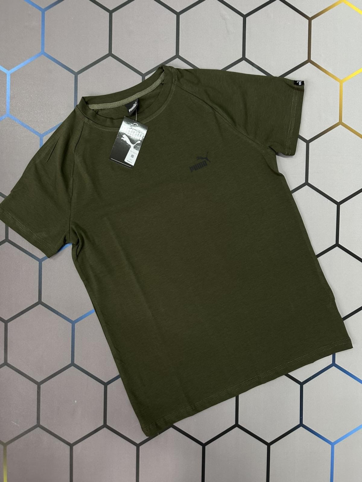 No Brand 3824 khaki (лето) футболка мужские