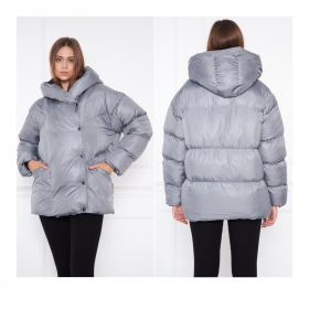 No Brand 80017-4 grey (зима) куртка женские
