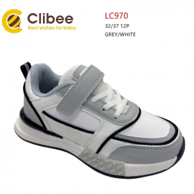 Clibee Apa-LC970 grey-white (деми) кроссовки детские