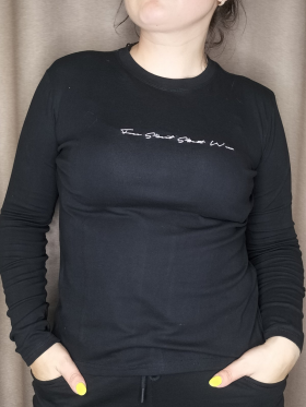 No Brand 71021 black (деми) свитер женские