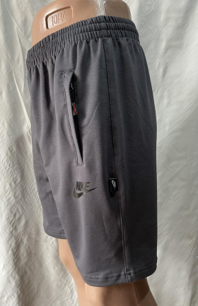 No Brand A545 grey (лето) шорты мужские
