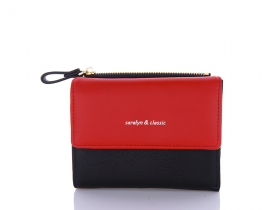 No Brand C1604 red (демі) гаманець жіночі