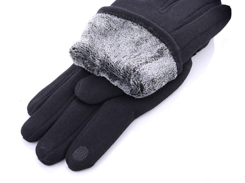 Ronaerdo C01 black (зима) рукавички чоловічі