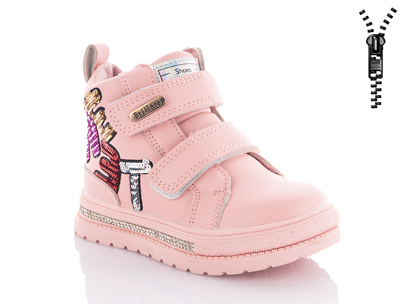 Башили 4839-3512-2 pink (демі) черевики дитячі