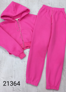 No Brand 21364 pink-old-1 (зима) костюм спорт женские