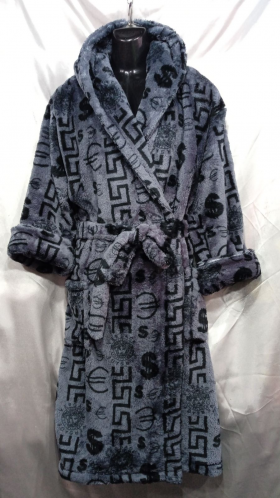 No Brand 1124 grey (зима) жіночі халат