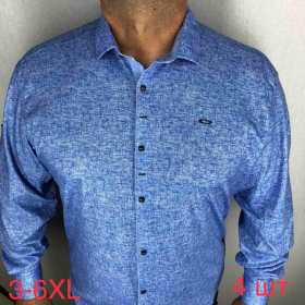 Paul Semih P053 blue (деми) рубашка мужские