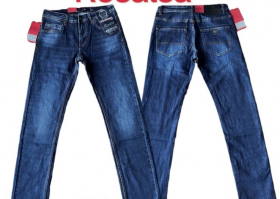 No Brand 0135 blue (деми) джинсы мужские