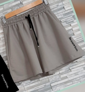 No Brand 5006 grey (лето) шорты женские