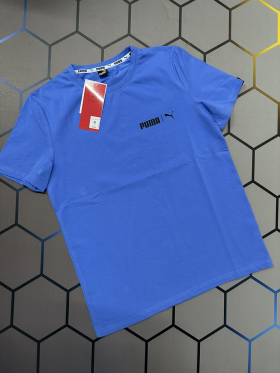 No Brand 4215 blue (лето) футболка мужские