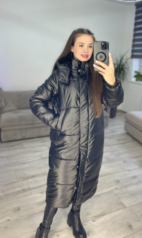No Brand 270 black (зима) жіночі пальта