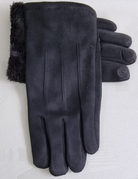 No Brand 203 black (зима) перчатки мужские