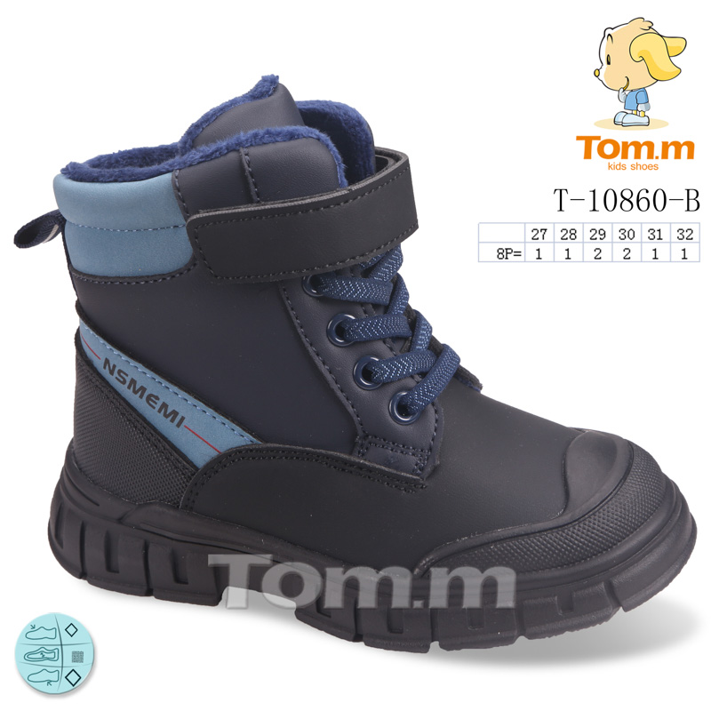 Tom.M 10860B (деми) ботинки детские