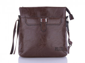 Pilusi 507 brown (демі) сумка чоловіча