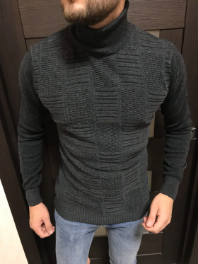 No Brand S2627 black (зима) свитер мужские