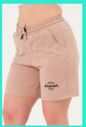 No Brand 8003 beige (літо) жіночі шорти