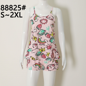No Brand 88825 pink (лето) пижама женские
