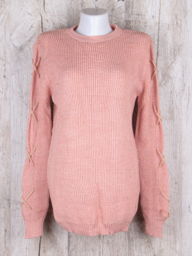 No Brand 132 pink (зима) светр жіночі
